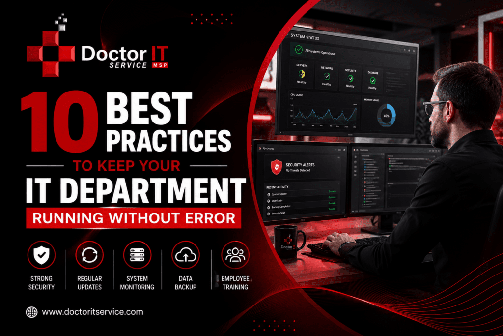 10 Best Practices to Keep Your IT Department Running Without Error